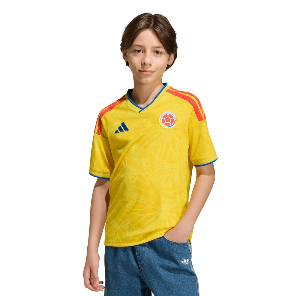 2026 Colombia Youth Stadium Home Soccer Jersey | Adidas