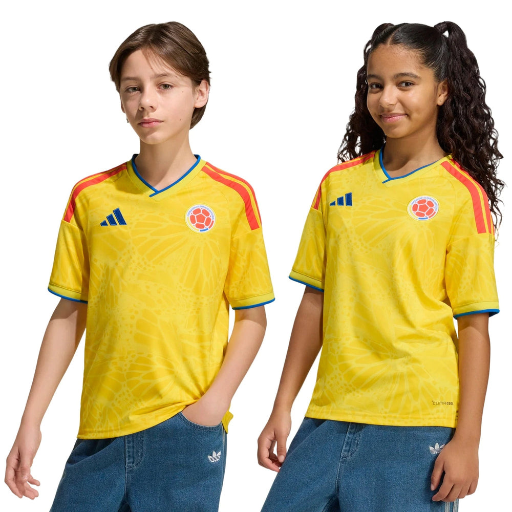 2026 Colombia Youth Stadium Home Soccer Jersey | Adidas