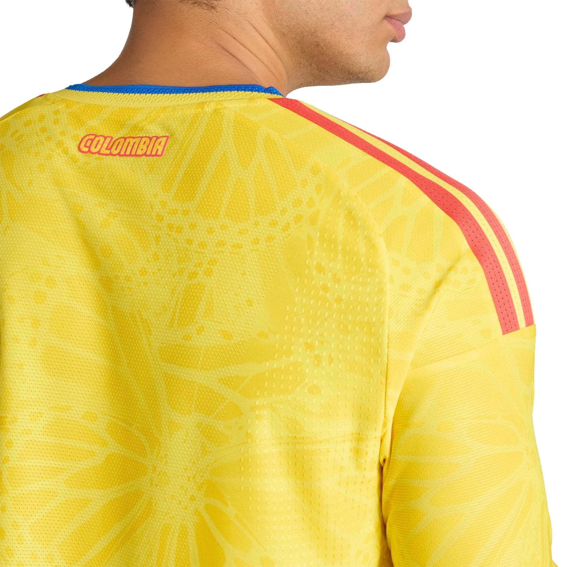 2026 Colombia Mens Authentic Home Long-Sleeve Soccer Jersey | Adidas
