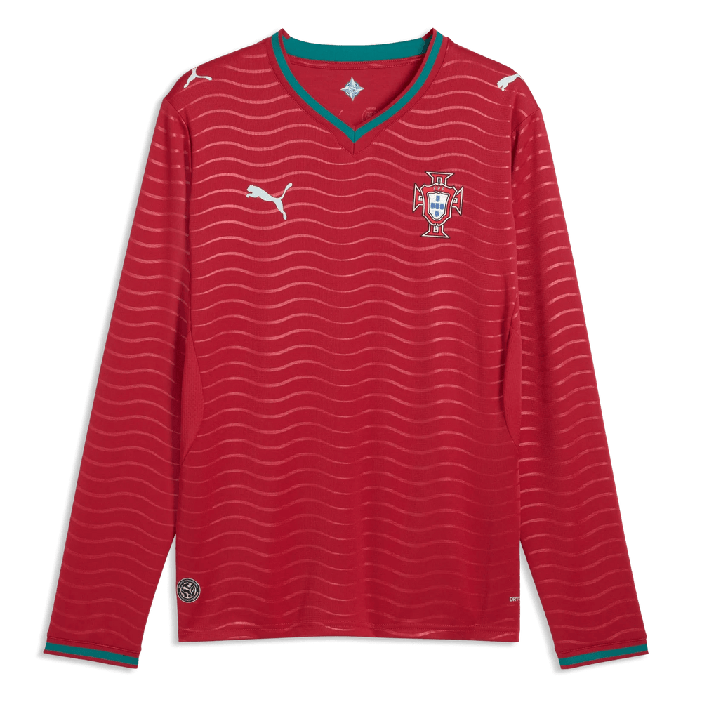 2026 Portugal Mens Stadium Home Long-Sleeve Soccer Jersey | Puma