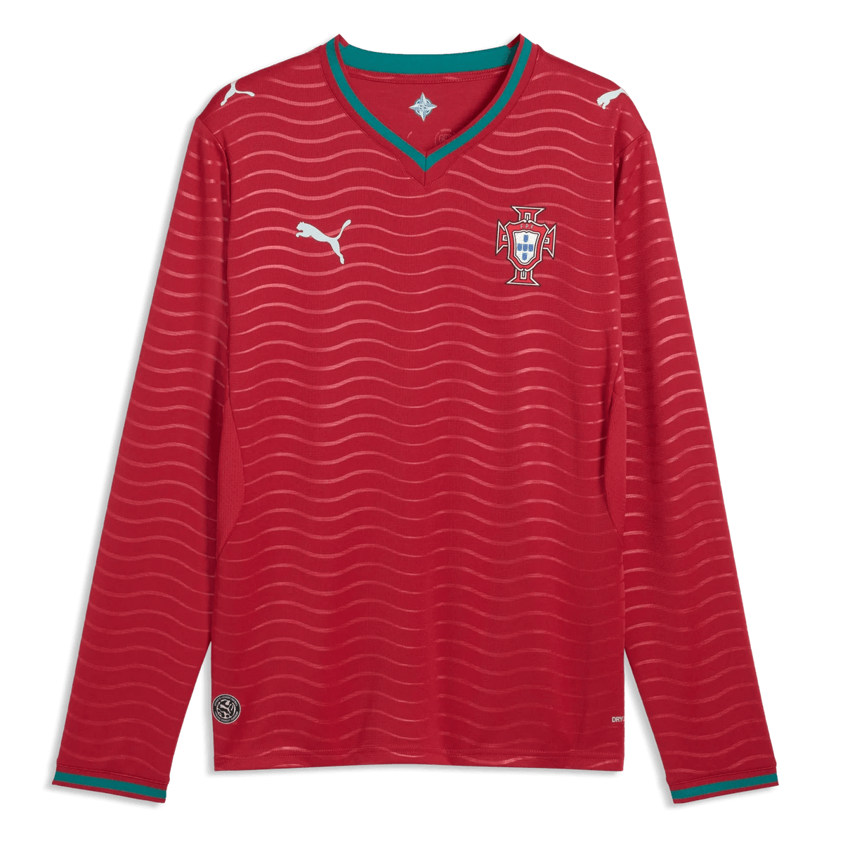 2026 Portugal Mens Stadium Home Long-Sleeve Soccer Jersey | Puma