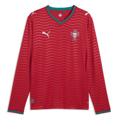 2026 Portugal Mens Stadium Home Long-Sleeve Soccer Jersey | Puma