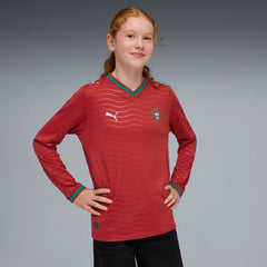 2026 Portugal Youth Stadium Home Long-Sleeve Jersey | Puma