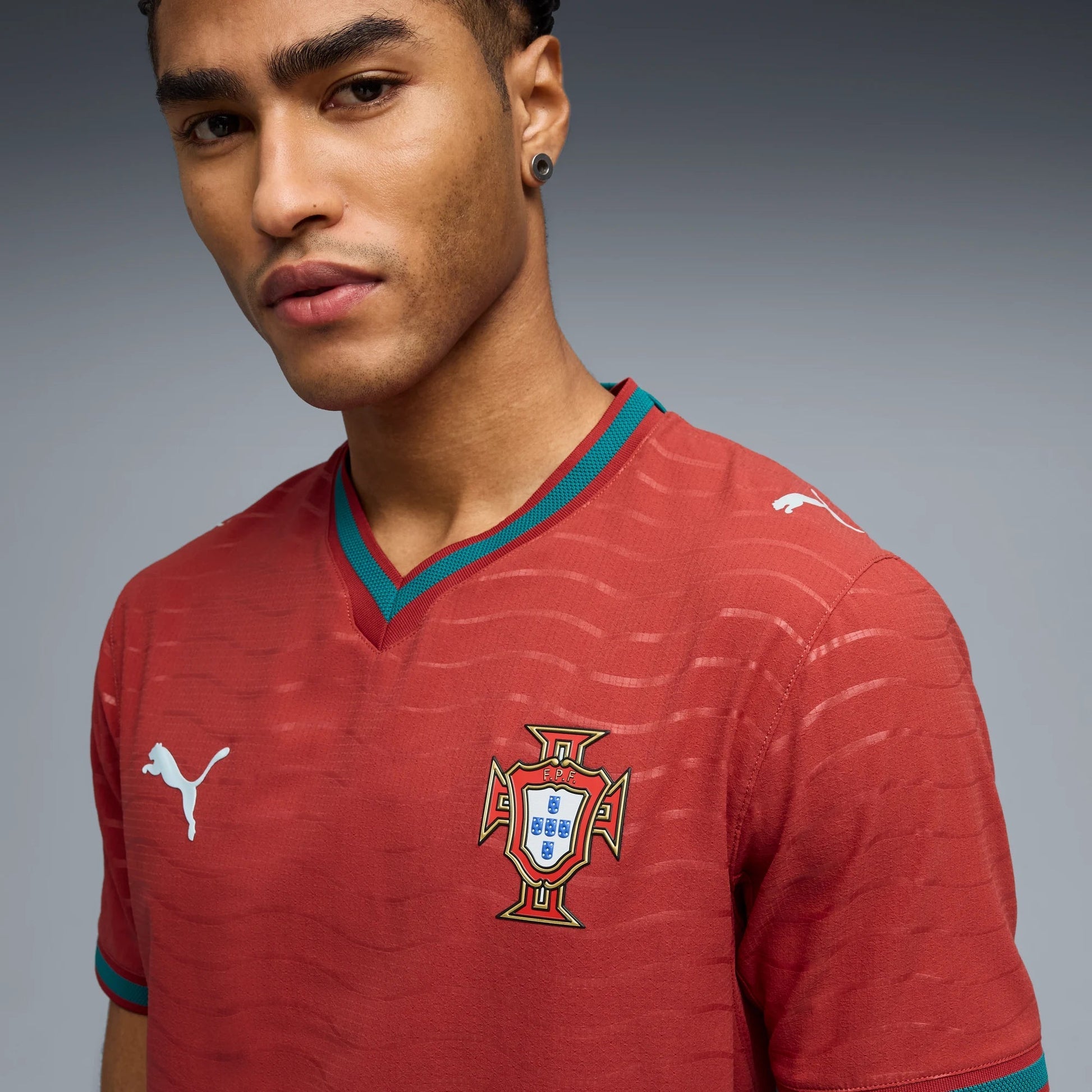 2026 Portugal Mens Authentic Home Soccer Jersey | Puma