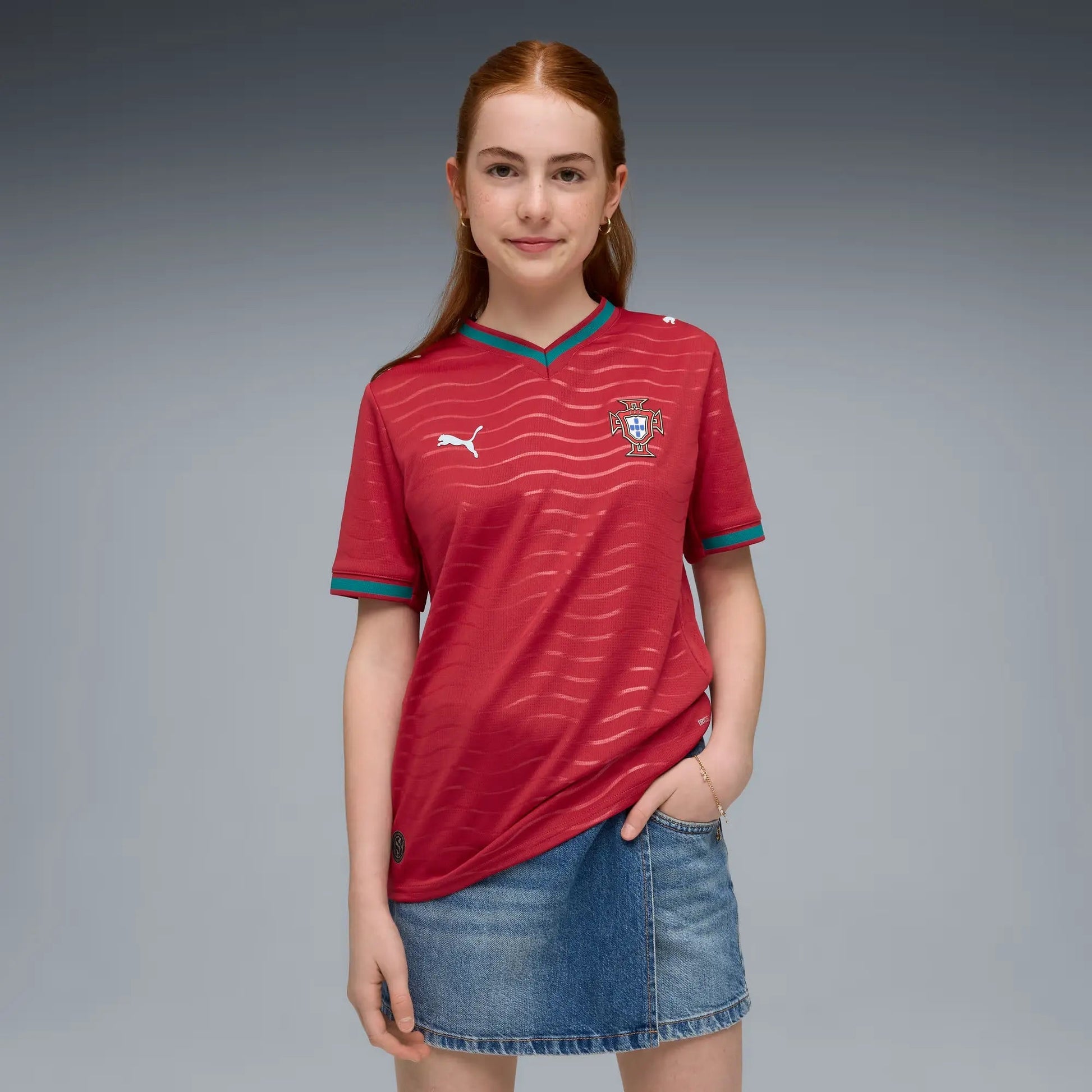 2026 Portugal Youth Stadium Home Soccer Jersey | Puma