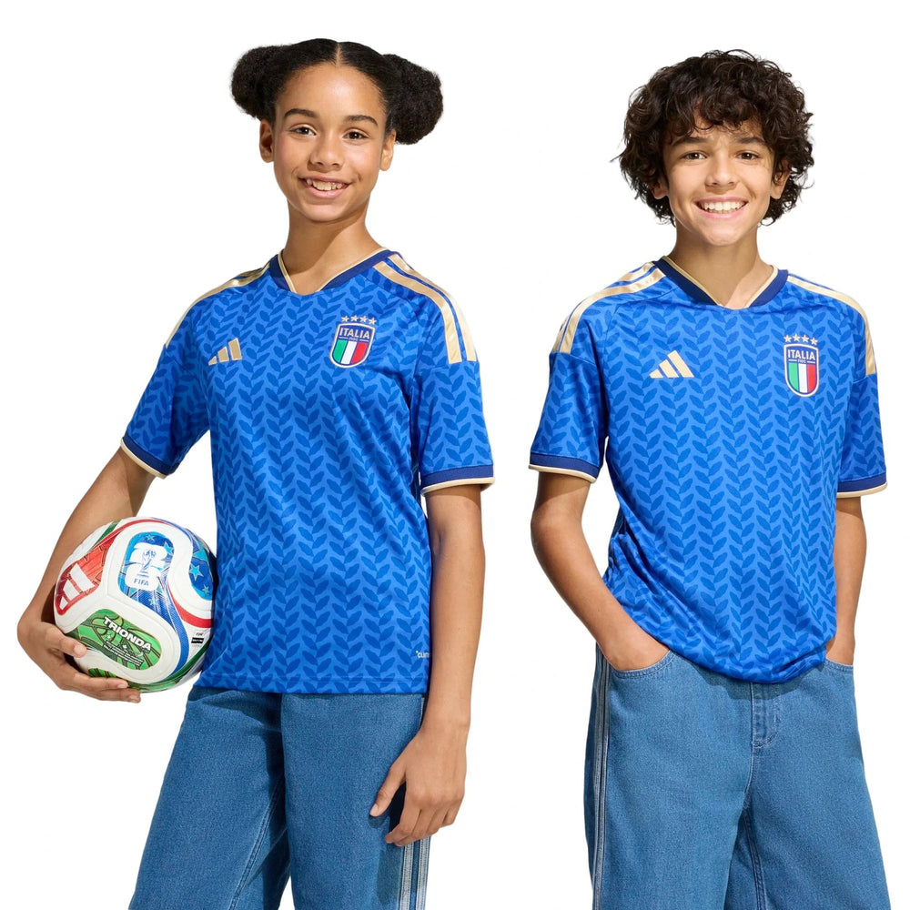 2026 Italy Youth Stadium Home Soccer Jersey | Adidas