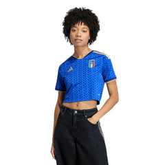 2026 Italy Womens Stadium Home Cropped Soccer Jersey | Adidas