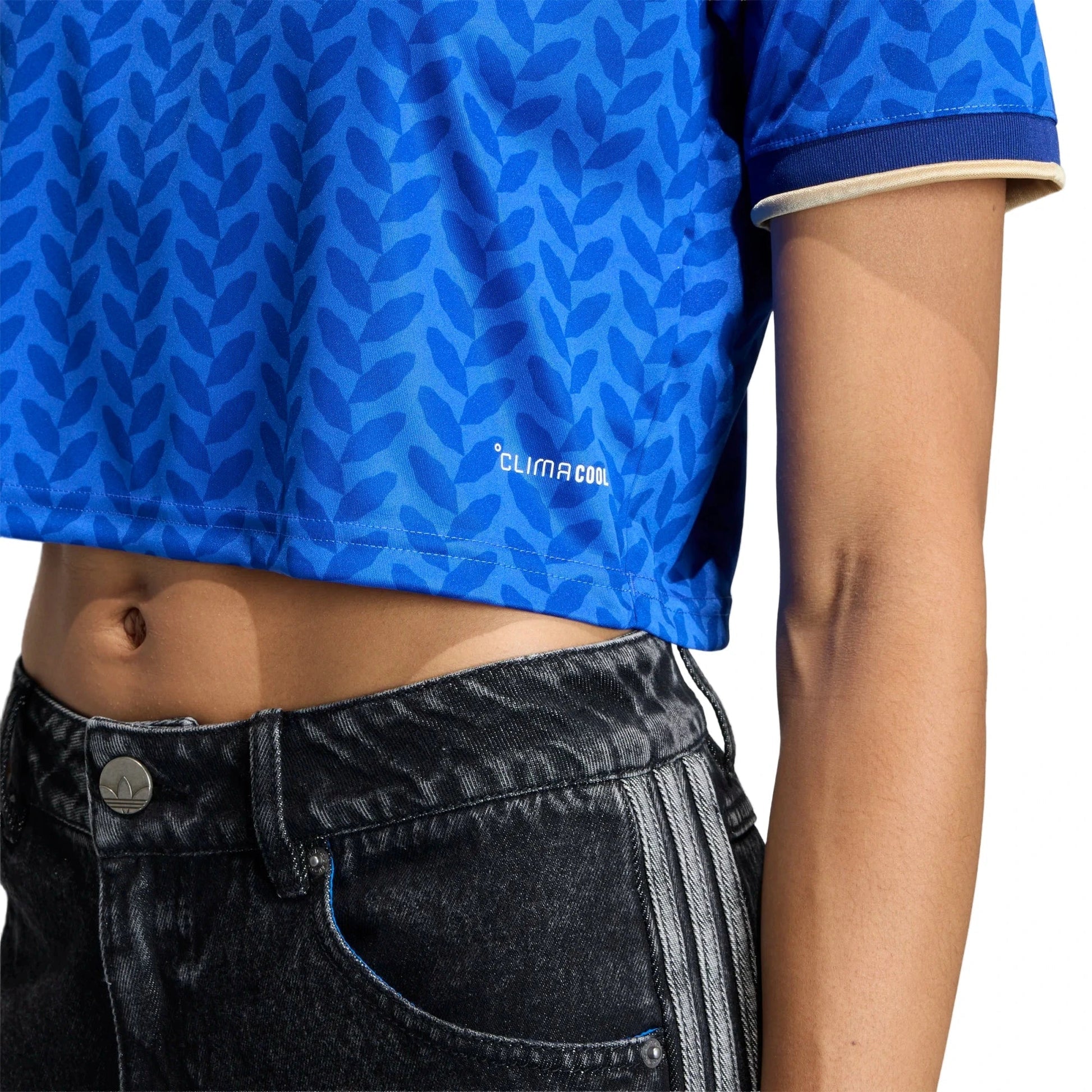 2026 Italy Womens Stadium Home Cropped Soccer Jersey | Adidas