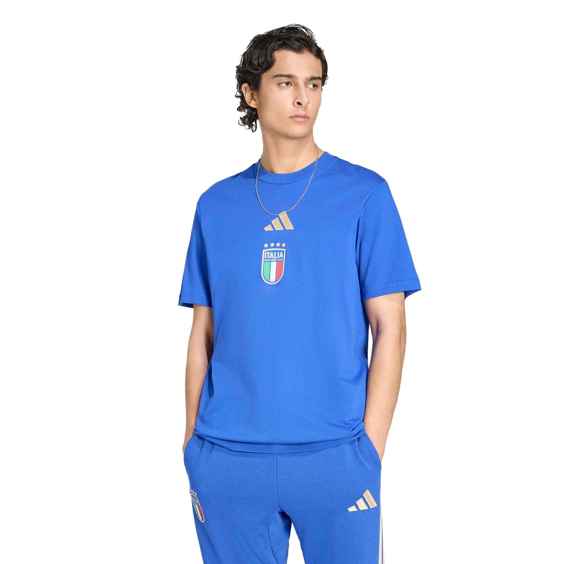 2026 Italy Mens DNA Graphic Tee | Adidas