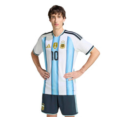 2026 Argentina Mens Authentic Home Messi #10 Soccer Jersey | Adidas