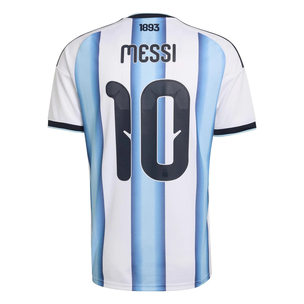 2026 Argentina Mens Stadium Home Messi #10 Soccer Jersey | Adidas