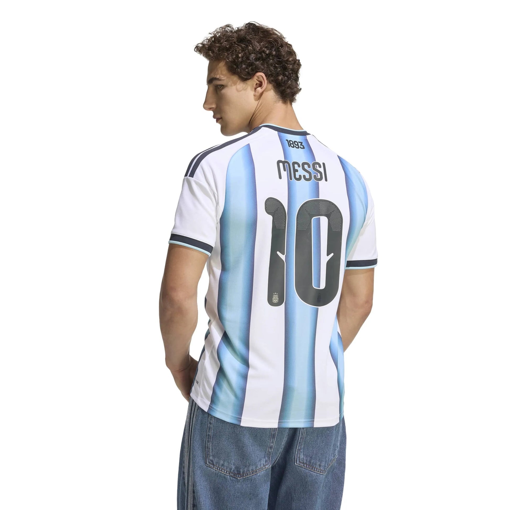 2026 Argentina Mens Stadium Home Messi #10 Soccer Jersey | Adidas