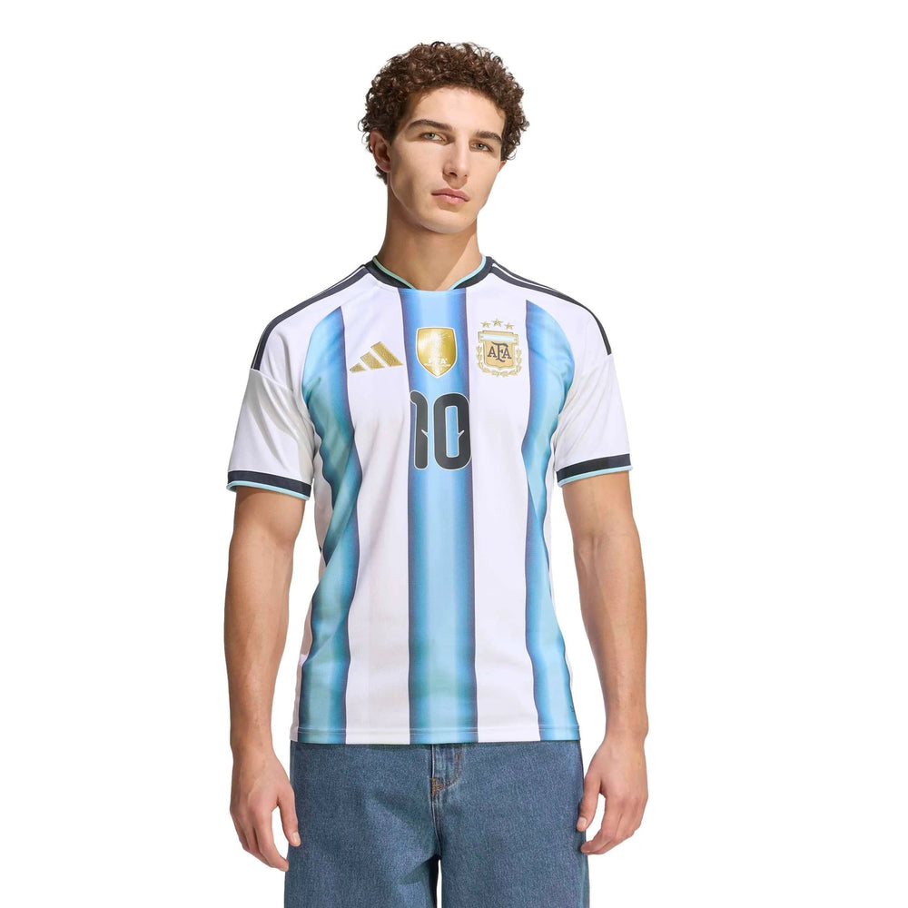 2026 Argentina Mens Stadium Home Messi #10 Soccer Jersey | Adidas