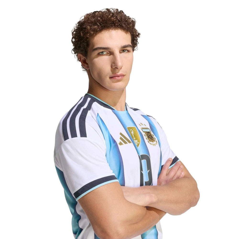2026 Argentina Mens Stadium Home Messi #10 Soccer Jersey | Adidas