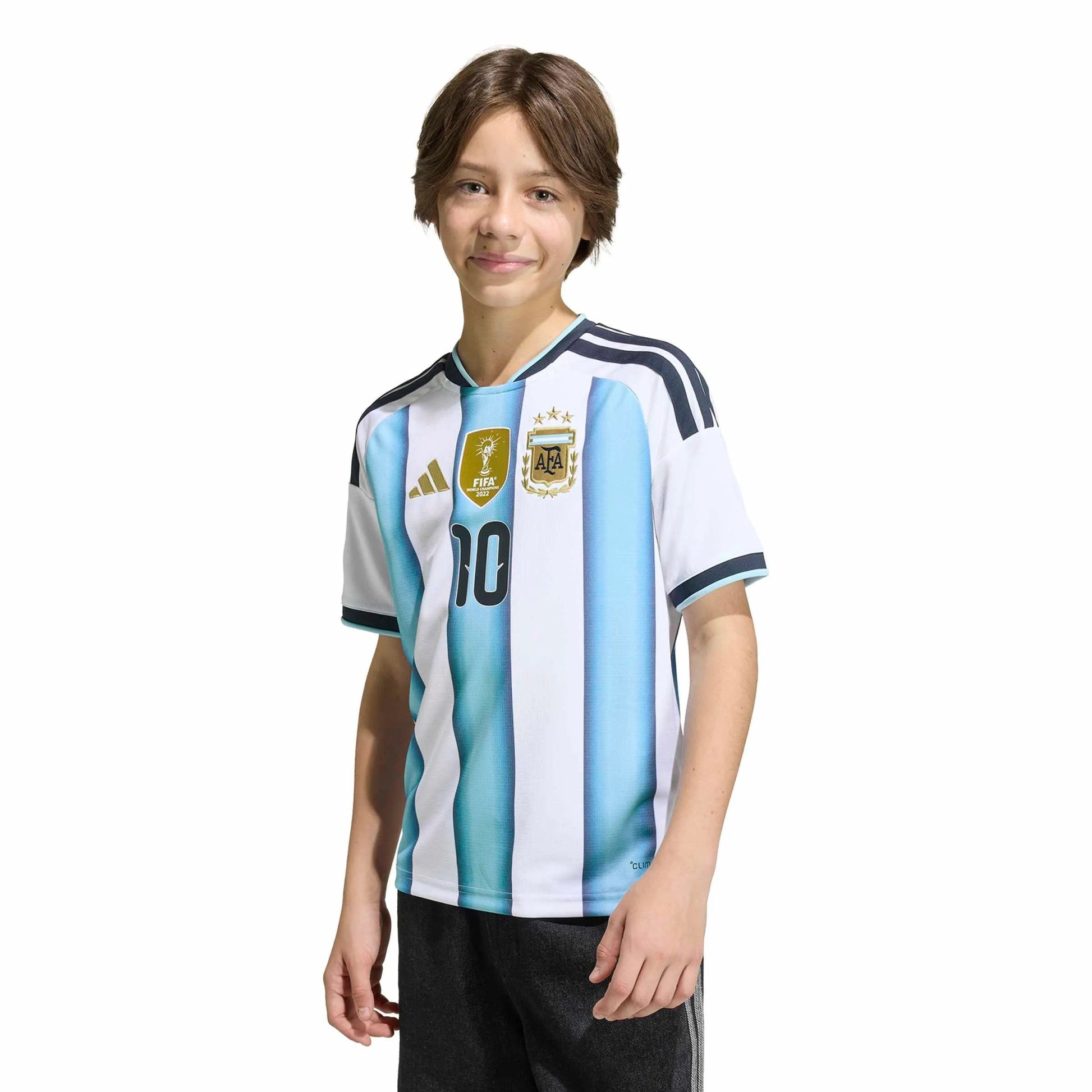 2026 Argentina Youth Stadium Home Messi #10 Soccer Jersey | Adidas