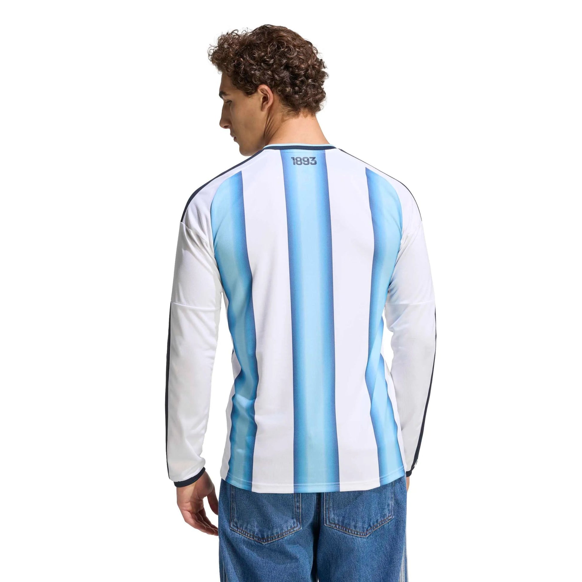 2026 Argentina Mens Stadium Home Long-Sleeve Soccer Jersey | Adidas