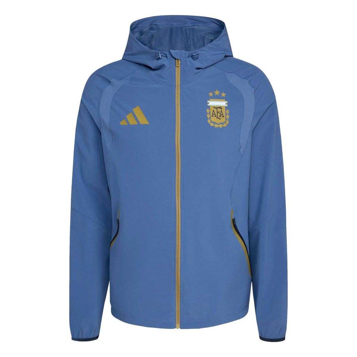 2026 Argentina Mens Tiro Travel Full Zip Windbreaker | Adidas