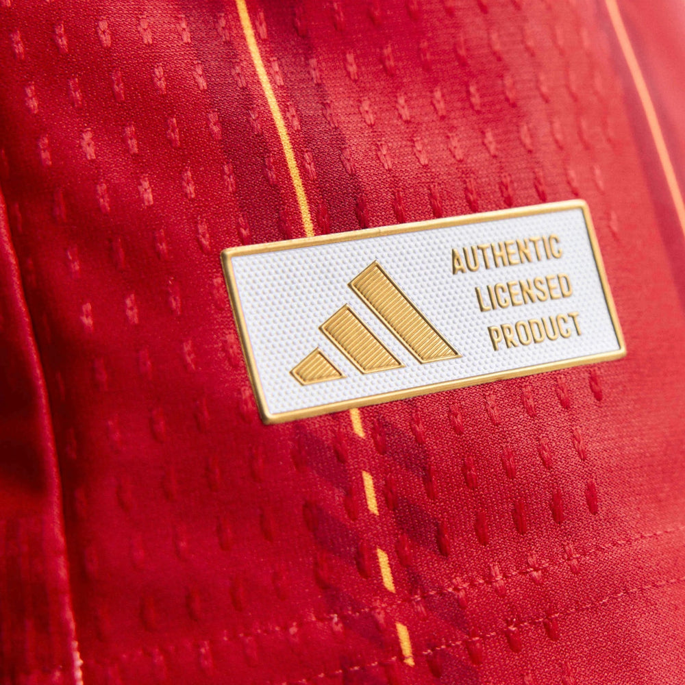 2026 Spain Mens Authentic Home Long-Sleeve Soccer Jersey | Adidas