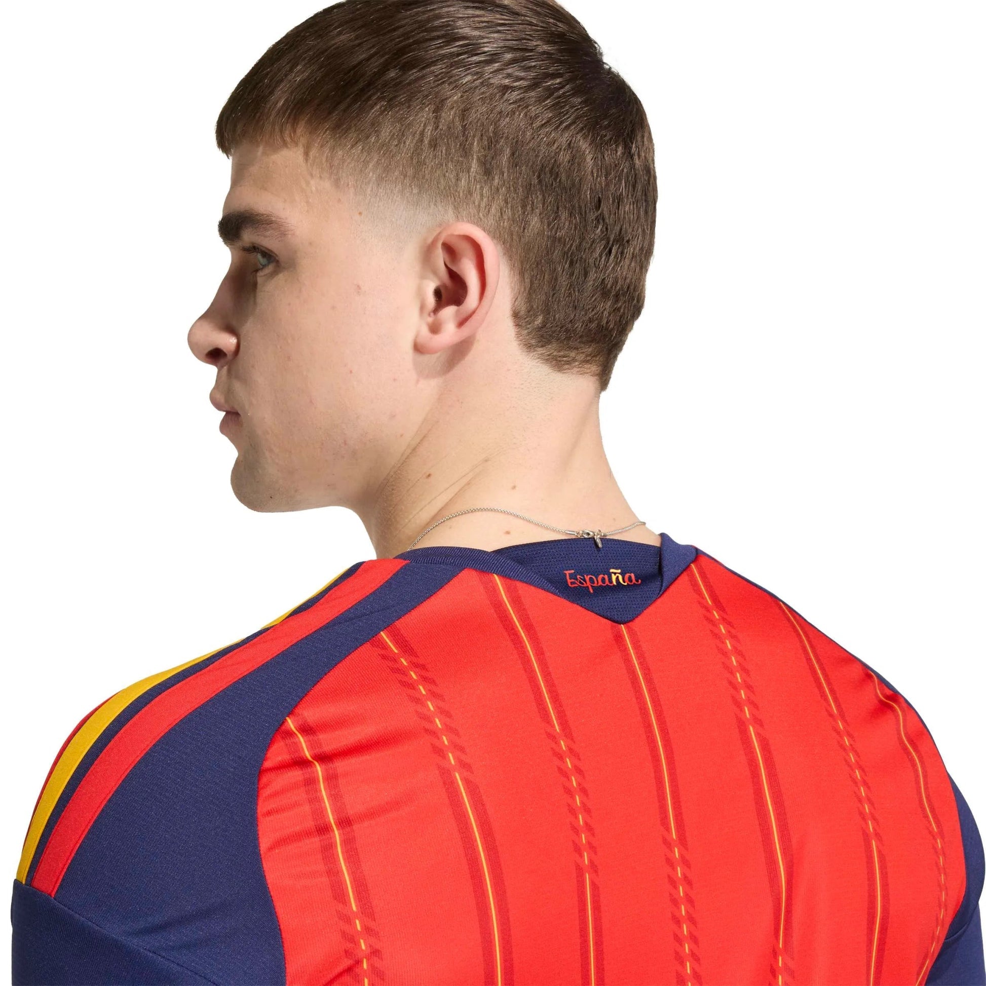 2026 Spain Mens Stadium Home Long-Sleeve Soccer Jersey | Adidas