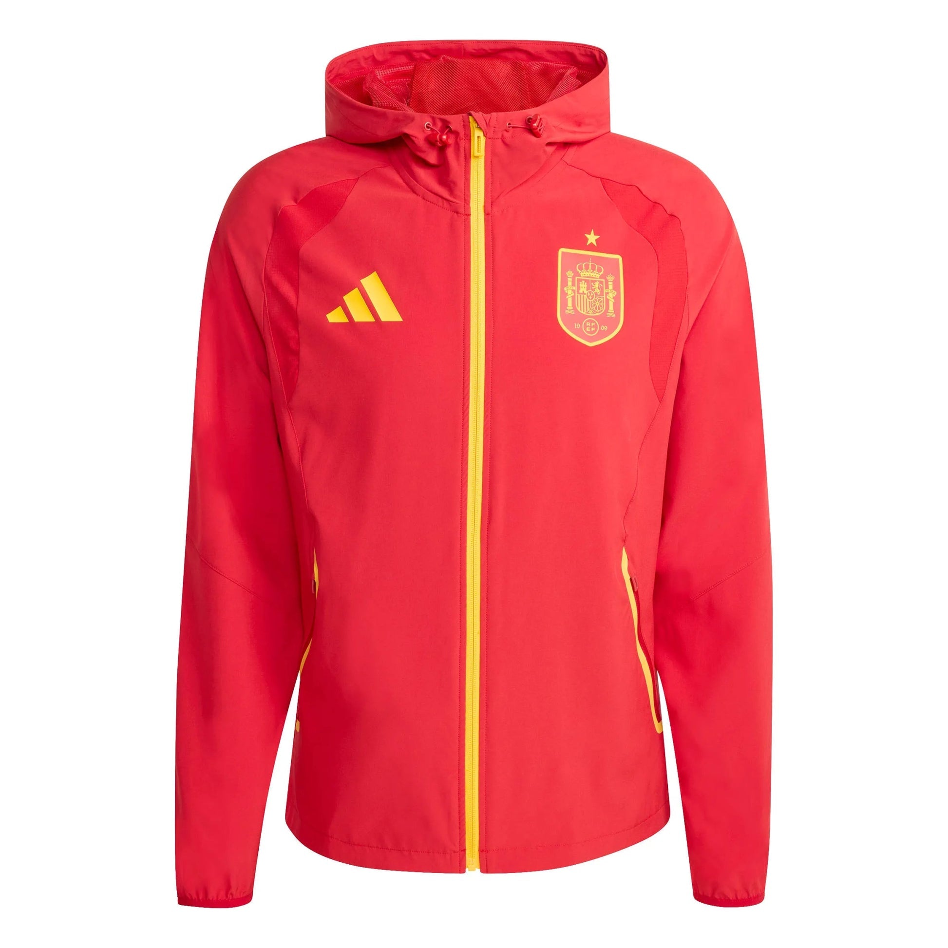 2026 Spain Mens Tiro Travel Full Zip Windbreaker | Adidas
