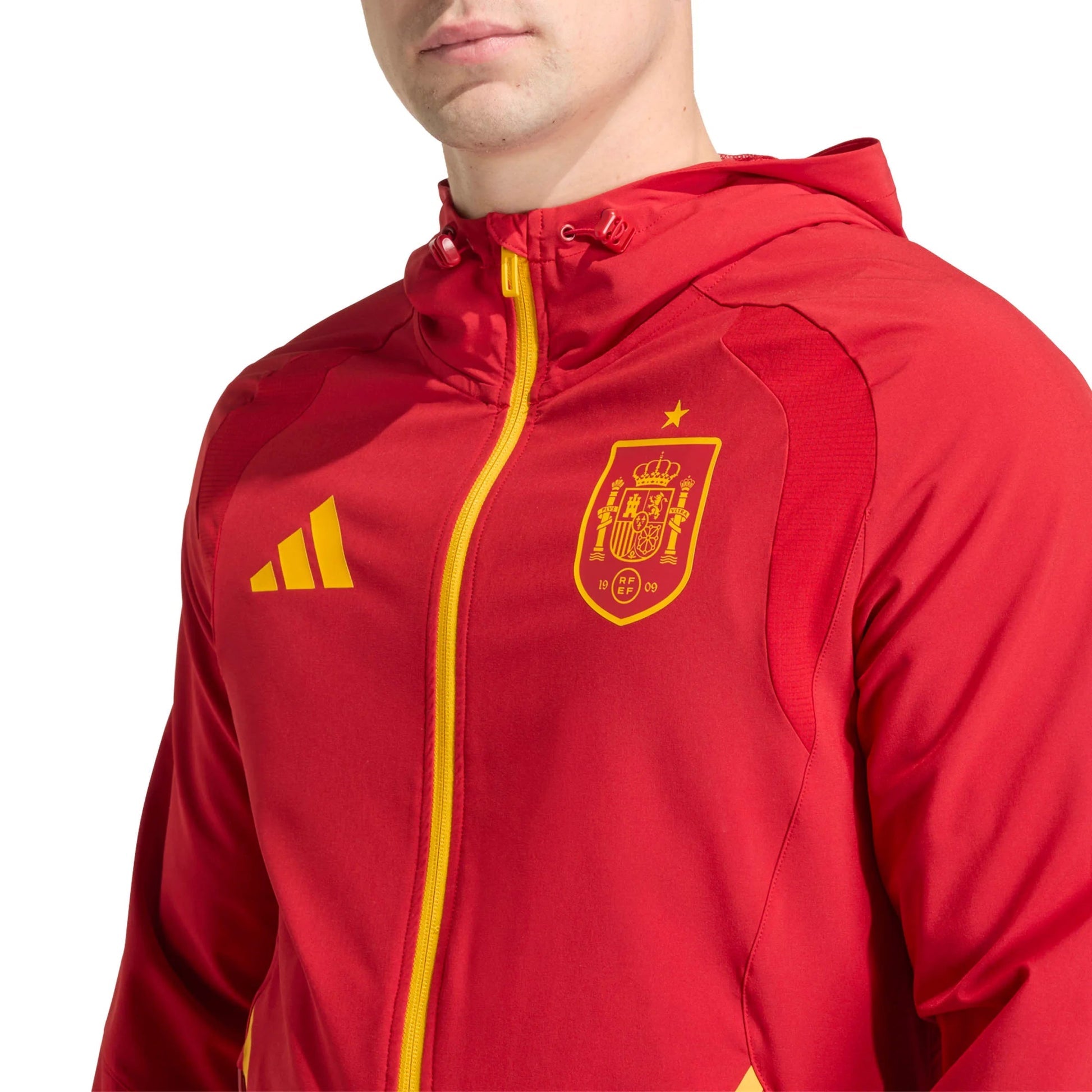 2026 Spain Mens Tiro Travel Full Zip Windbreaker | Adidas