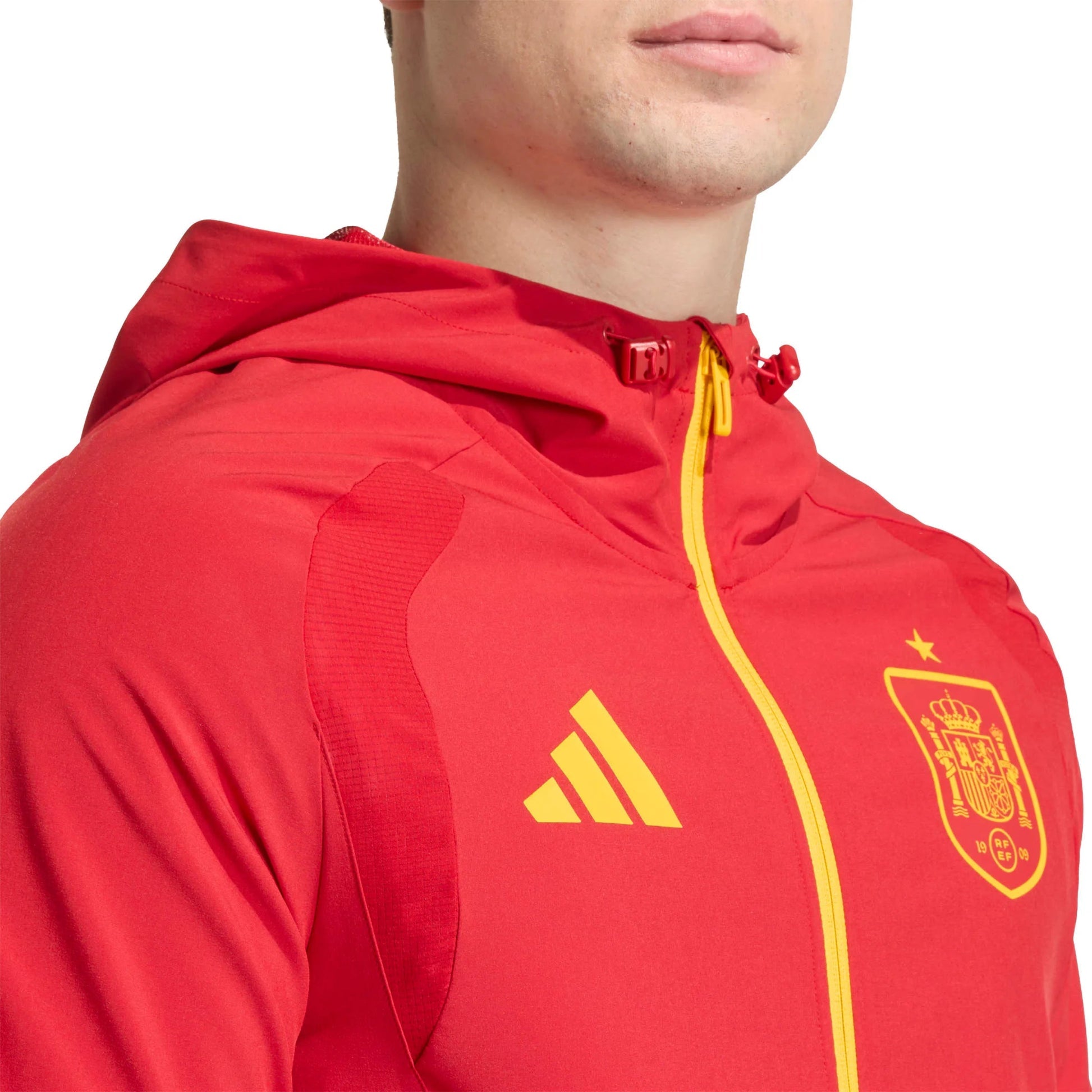 2026 Spain Mens Tiro Travel Full Zip Windbreaker | Adidas