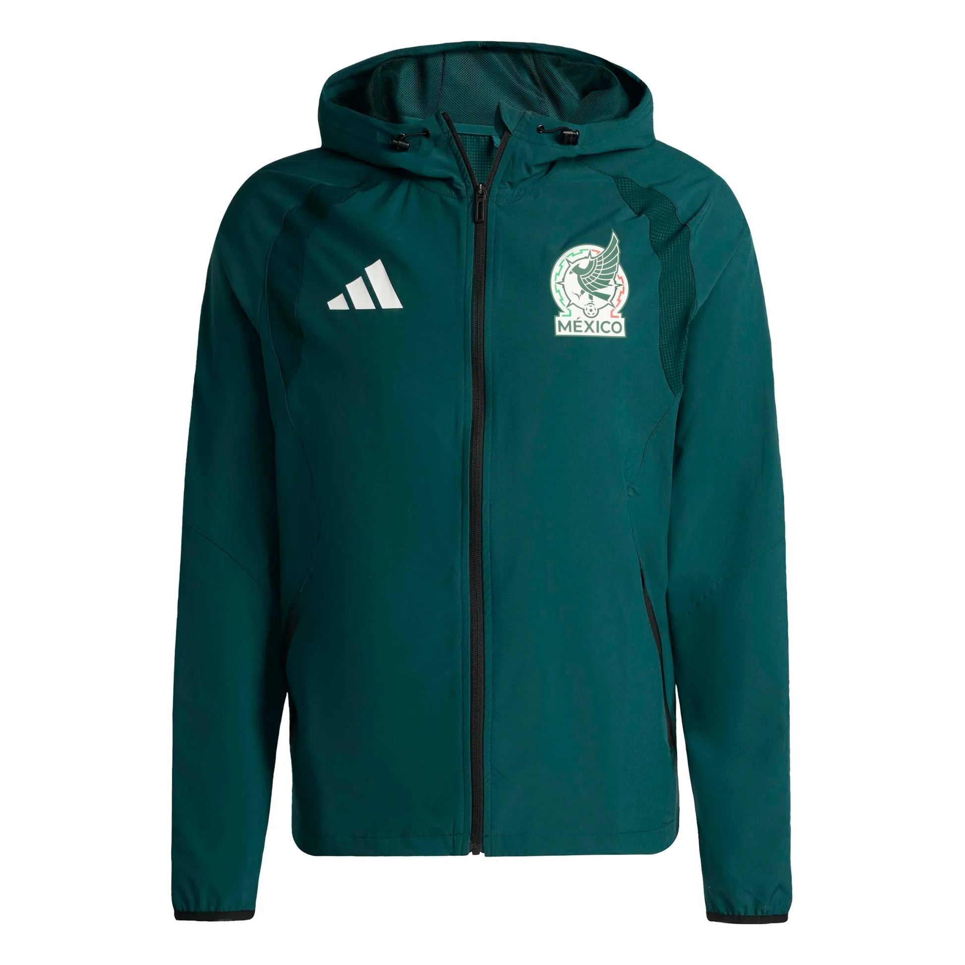 2026 Mexico Mens Tiro Travel Full Zip Windbreaker | Adidas