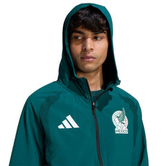 2026 Mexico Mens Tiro Travel Full Zip Windbreaker | Adidas