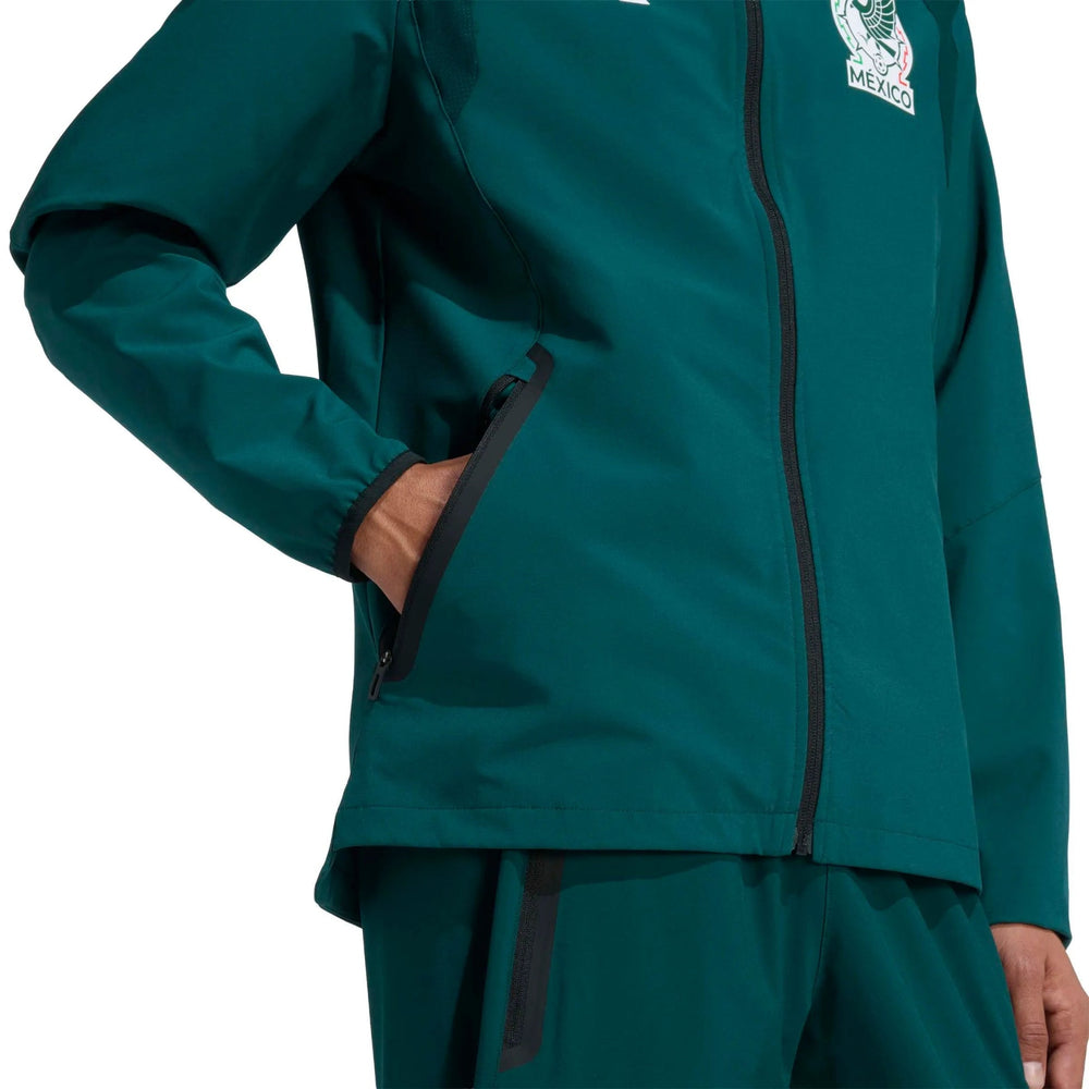 2026 Mexico Mens Tiro Travel Full Zip Windbreaker | Adidas