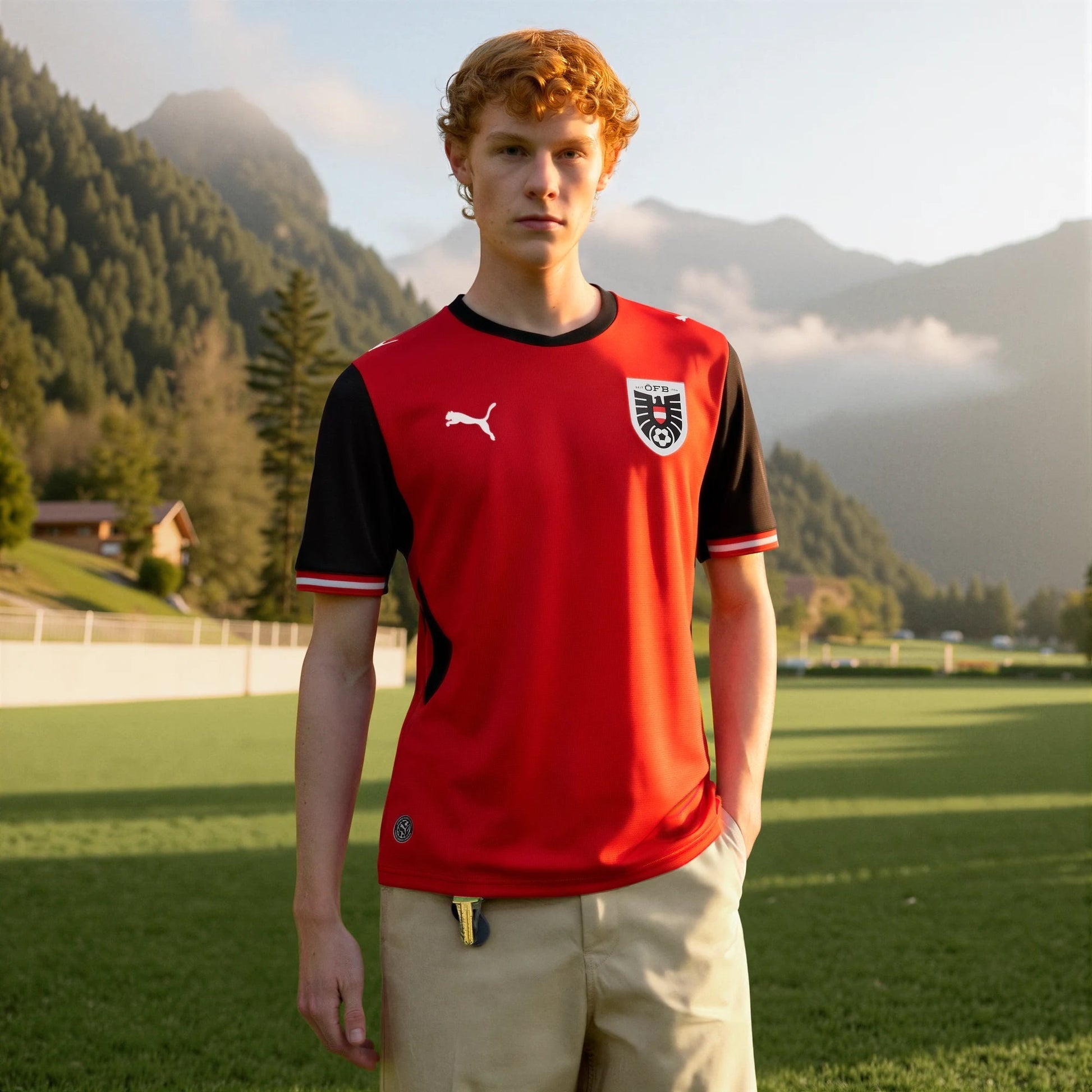 2026 Austria Mens Stadium Home Soccer Jersey | Puma
