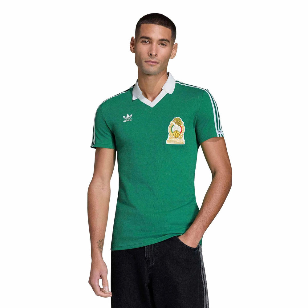 1986 Mexico Mens Retro Stadium Home Soccer Jersey | Adidas