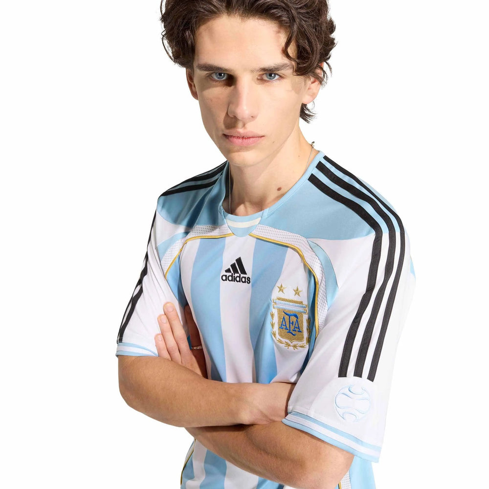 2006 Argentina Mens Retro Stadium Home Soccer Jersey | Adidas