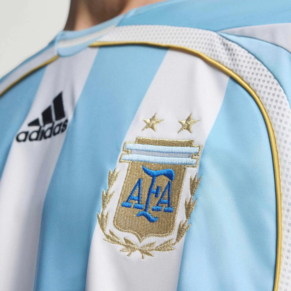 2006 Argentina Mens Retro Stadium Home Soccer Jersey | Adidas