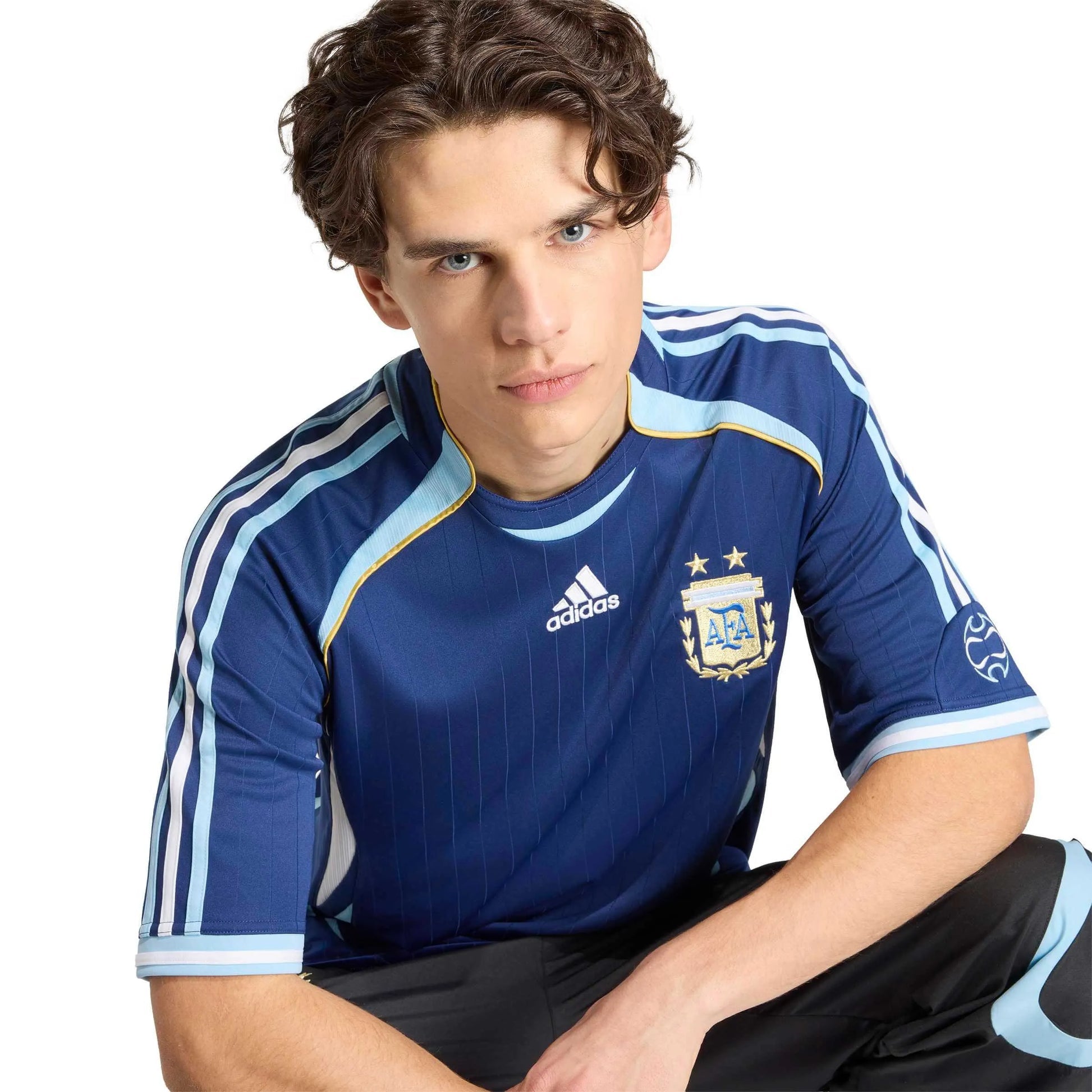 2006 Argentina Mens Retro Stadium Away Soccer Jersey | Adidas