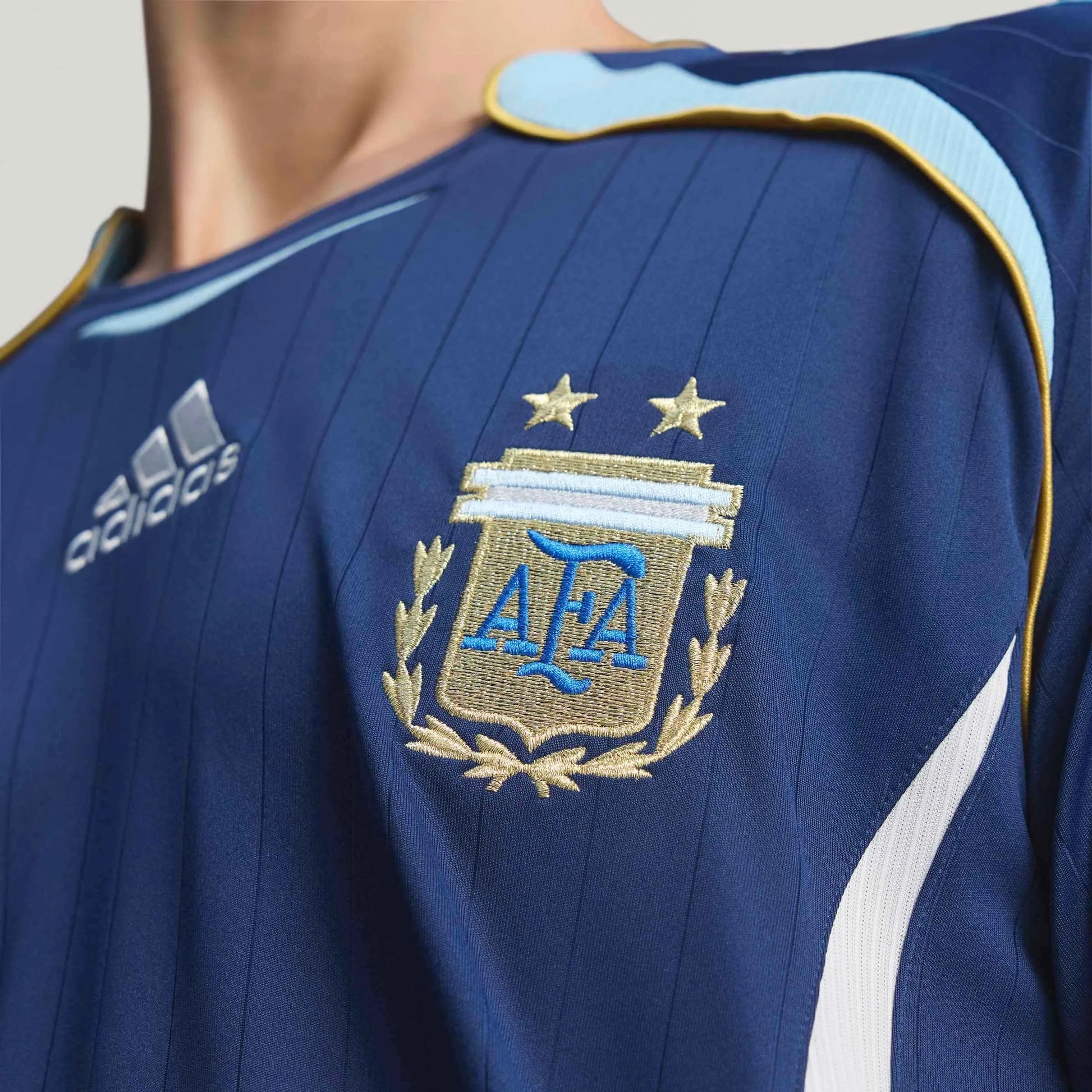2006 Argentina Mens Retro Stadium Away Soccer Jersey | Adidas