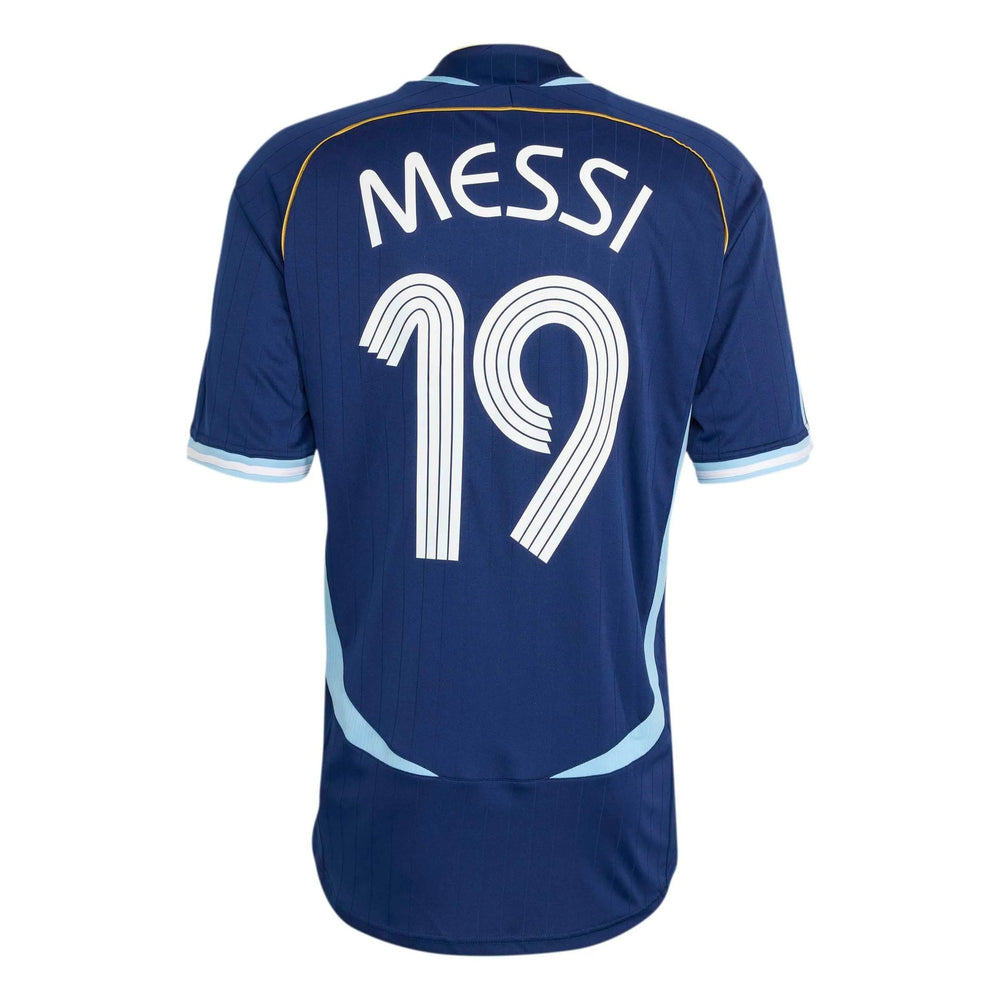 2006 Argentina Mens Retro Stadium Away Messi #19 Soccer Jersey | Adidas