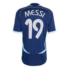 2006 Argentina Mens Retro Stadium Away Messi #19 Soccer Jersey | Adidas