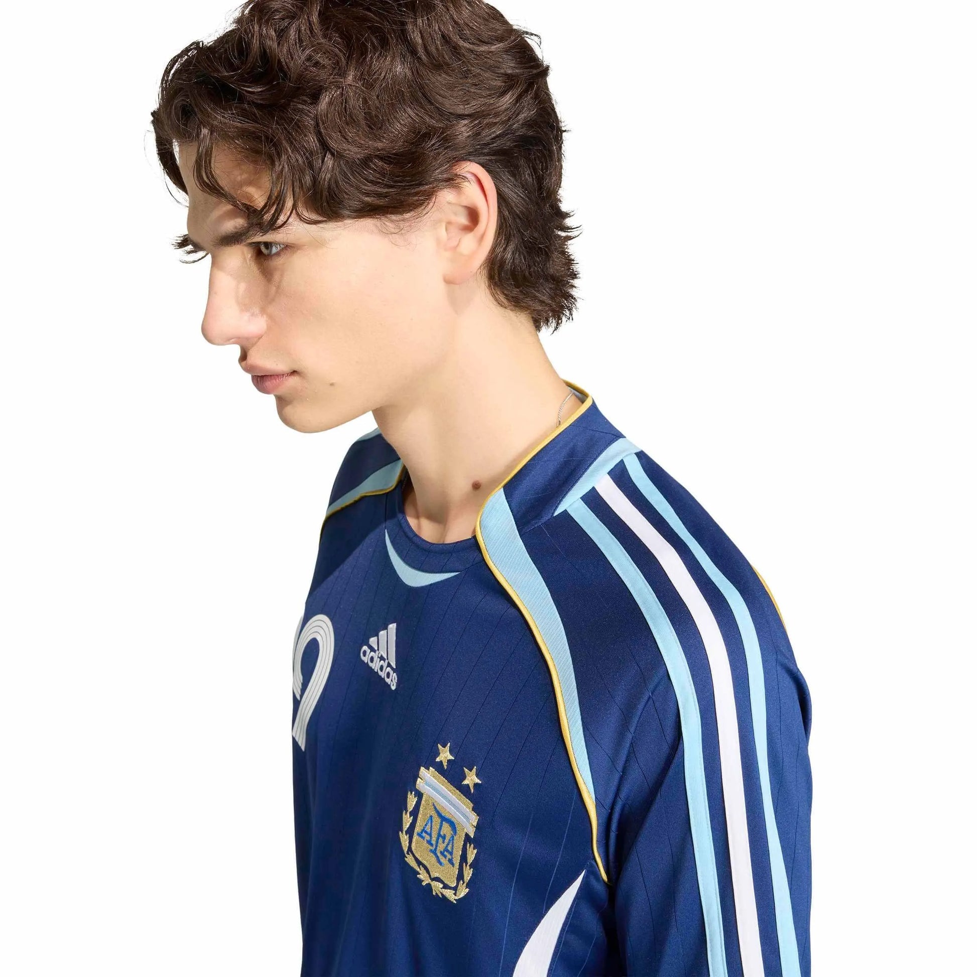 2006 Argentina Mens Retro Stadium Away Messi #19 Soccer Jersey | Adidas
