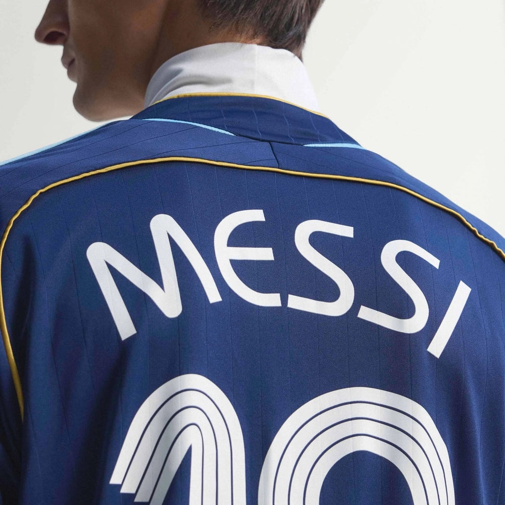 2006 Argentina Mens Retro Stadium Away Messi #19 Soccer Jersey | Adidas