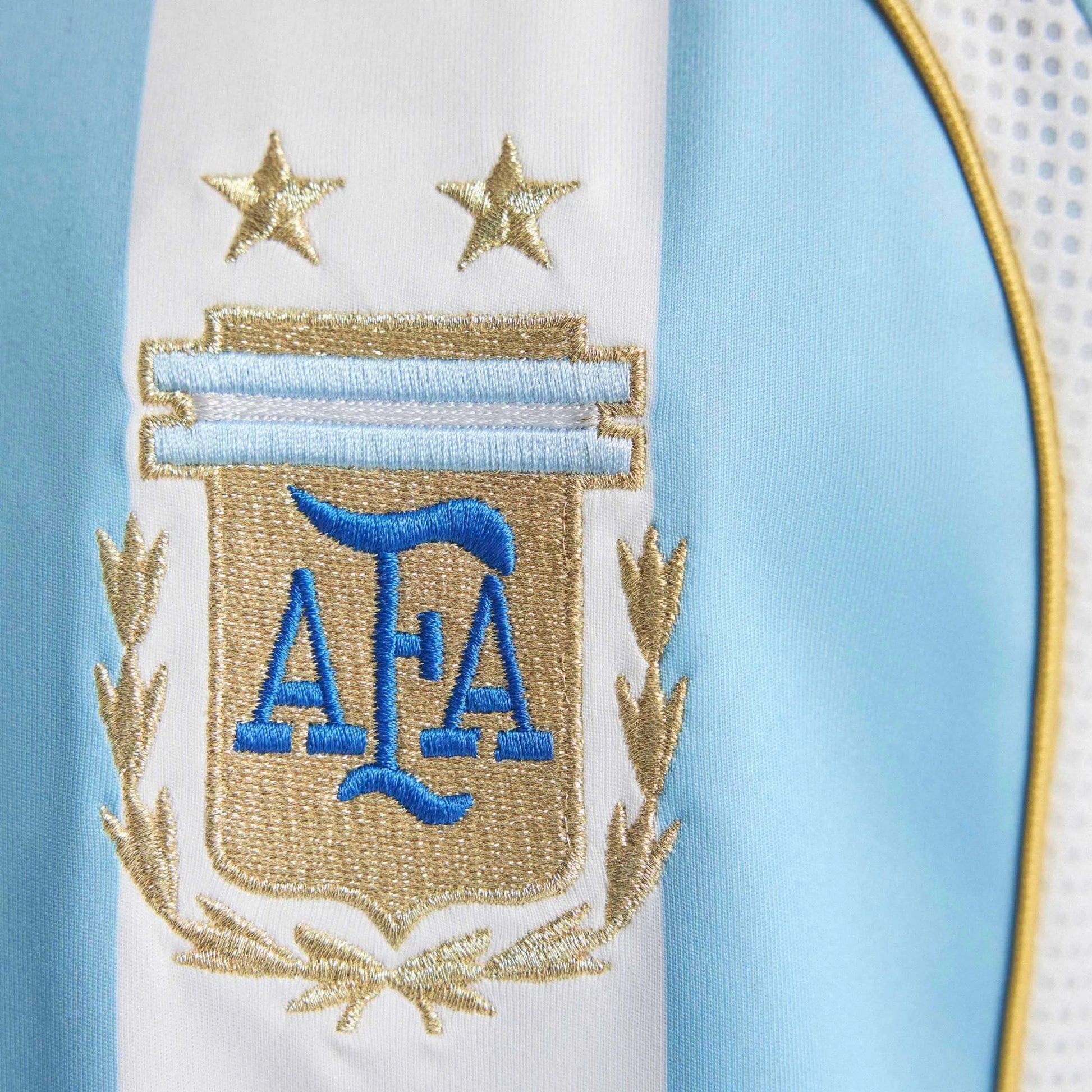 2006 Argentina Mens Retro Stadium Home Messi #19 Soccer Jersey | Adidas