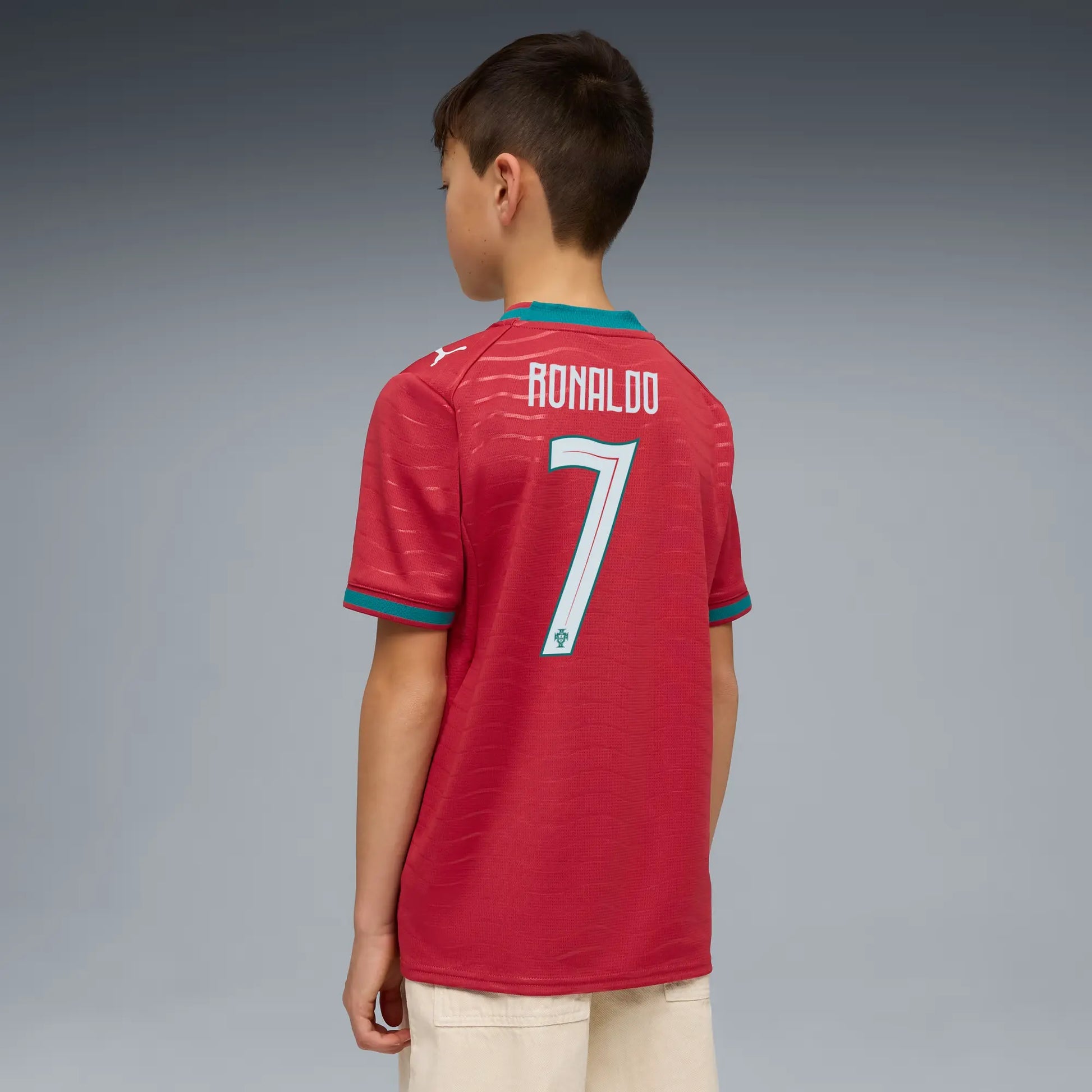 2026 Portugal Youth Stadium Home Ronaldo #7 Soccer Jersey | Puma