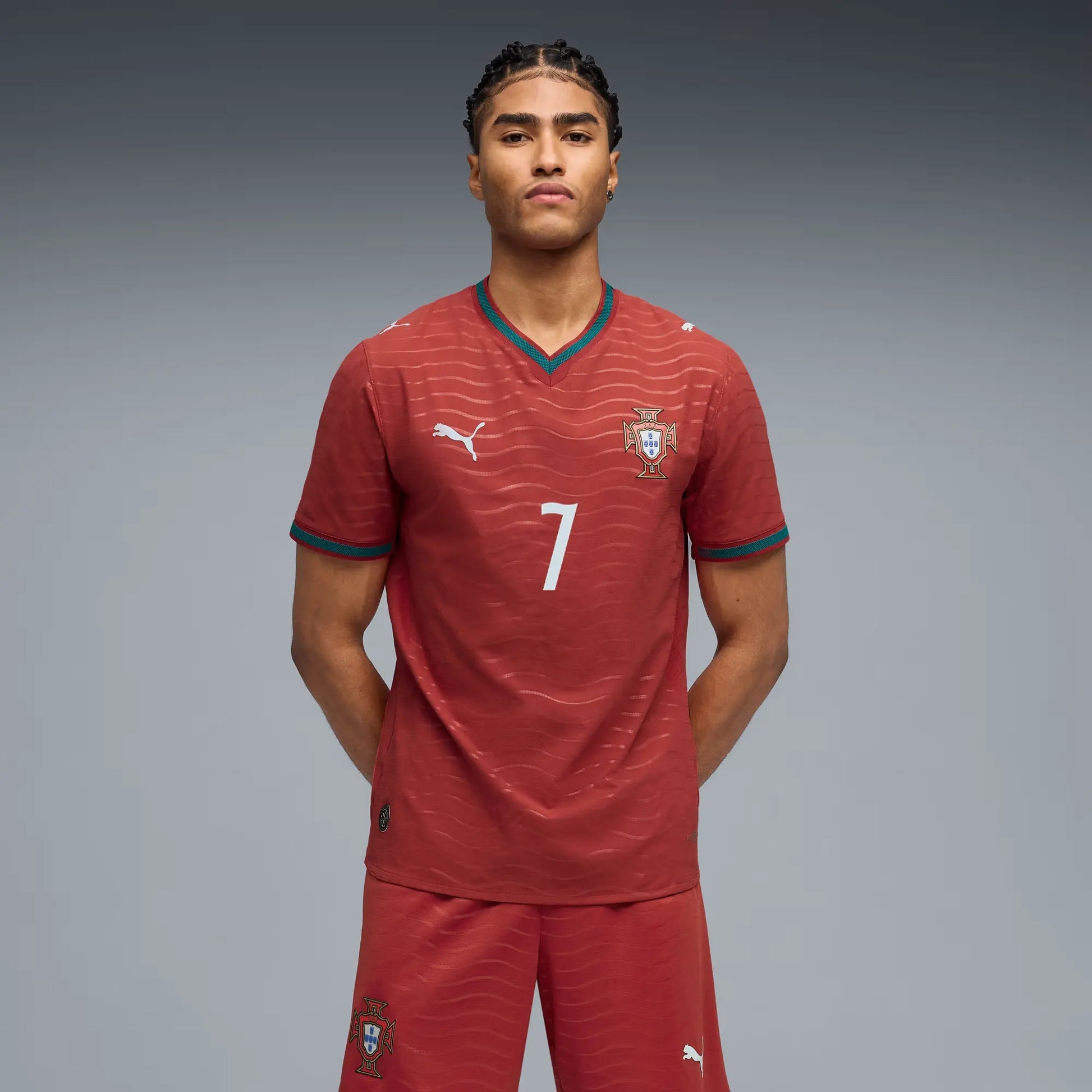 2026 Portugal Mens Authentic Home Ronaldo #7 Soccer Jersey | Puma