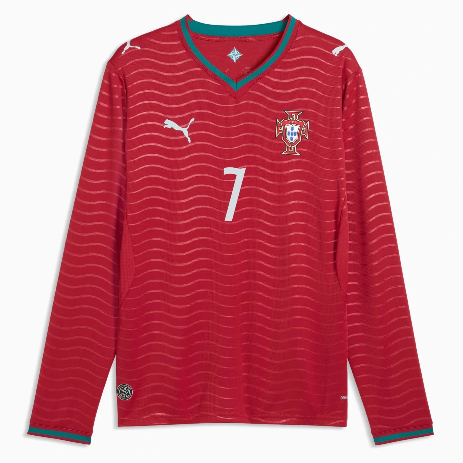 2026 Portugal Mens Stadium Home Ronaldo #7 Long-Sleeve Soccer Je | Puma