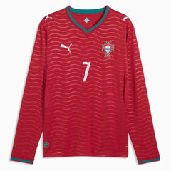 2026 Portugal Mens Stadium Home Ronaldo #7 Long-Sleeve Soccer Je | Puma