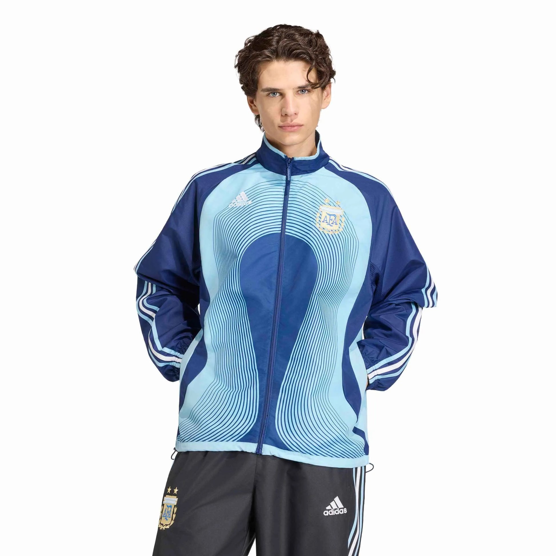 2006 Argentina Mens Retro Away Track Top | Adidas