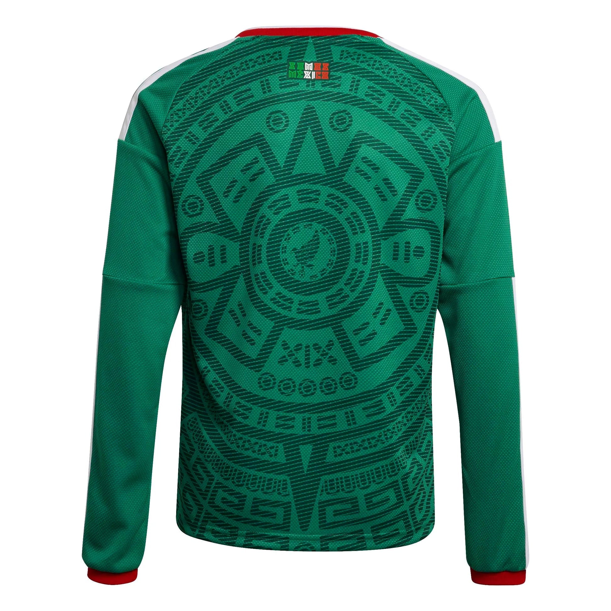 2026 Mexico Youth Stadium Home Long-Sleeve Soccer Jersey | Adidas