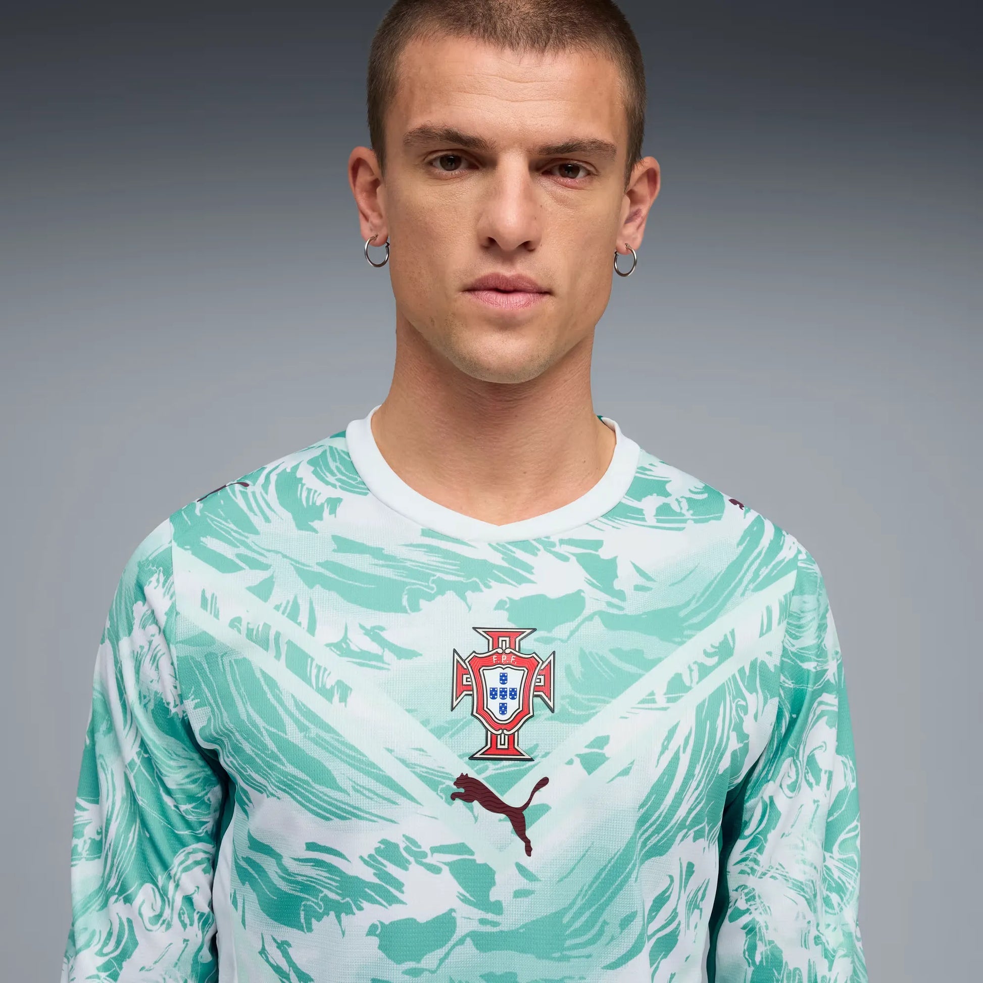 2026-27 Portugal Mens Stadium Away Long-Sleeve Soccer Jersey | Puma