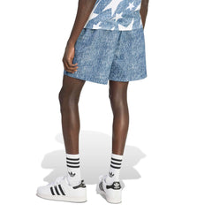 USA Mens Denim Graphic Shorts | Adidas