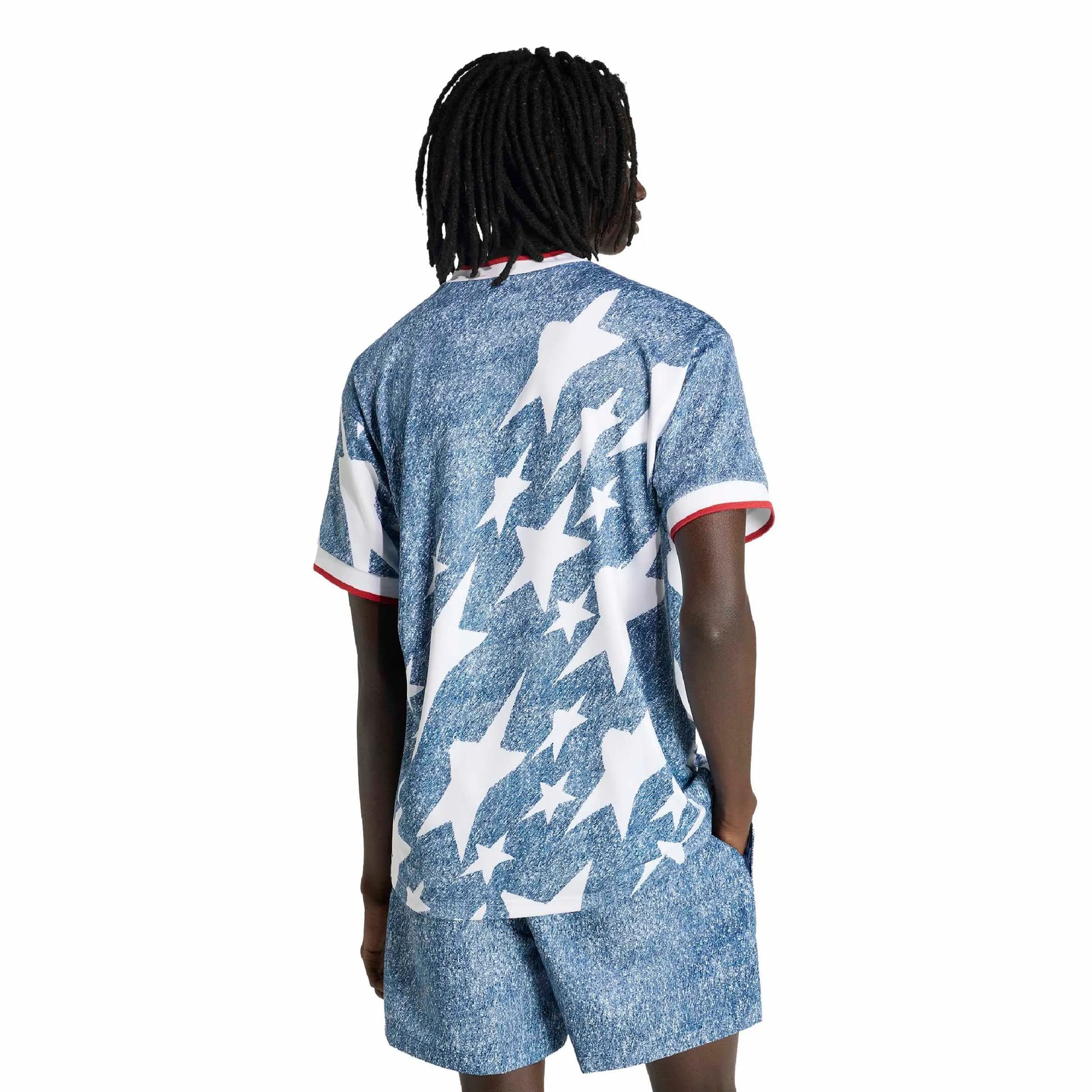 USA Mens Denim Graphic Jersey | Adidas
