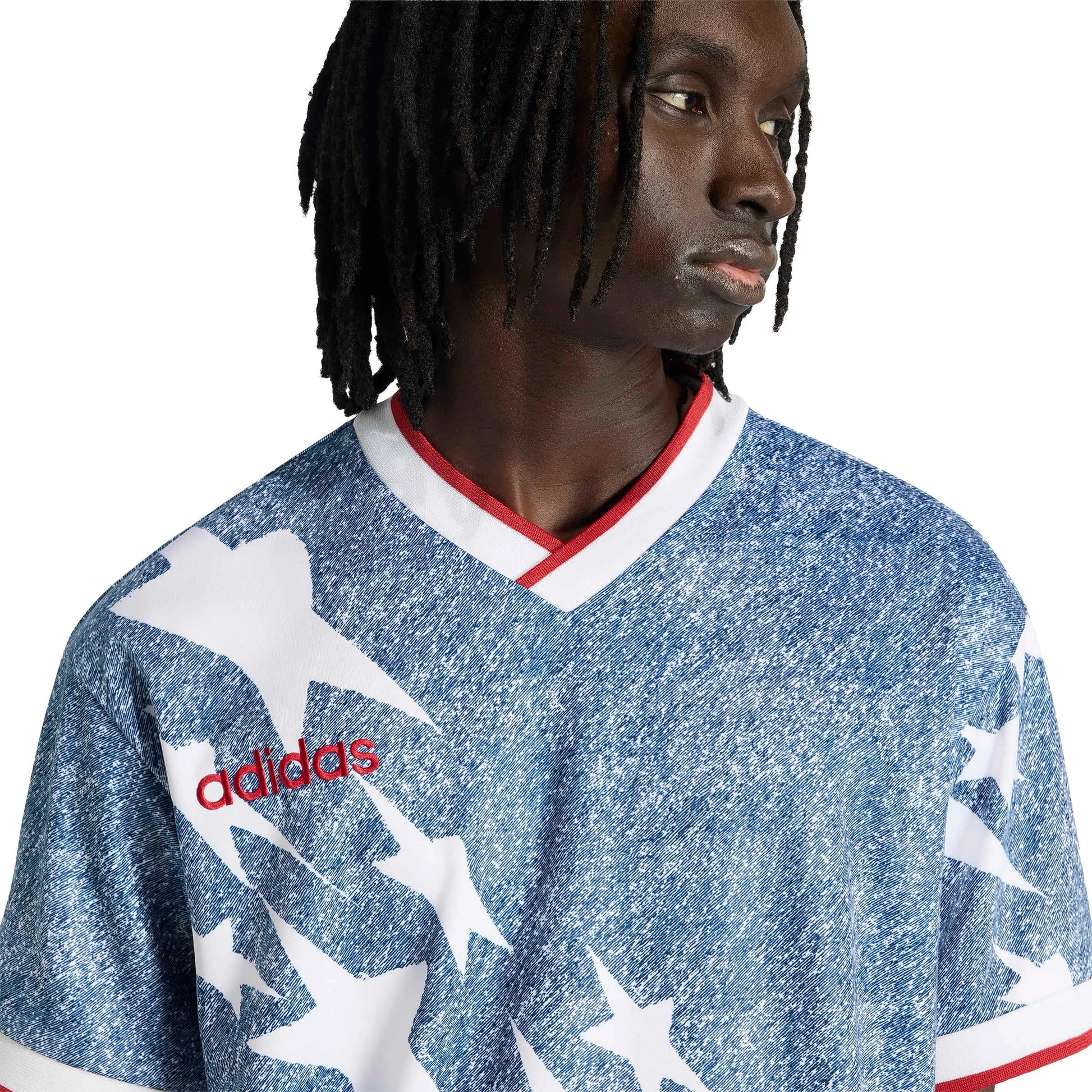 USA Mens Denim Graphic Jersey | Adidas